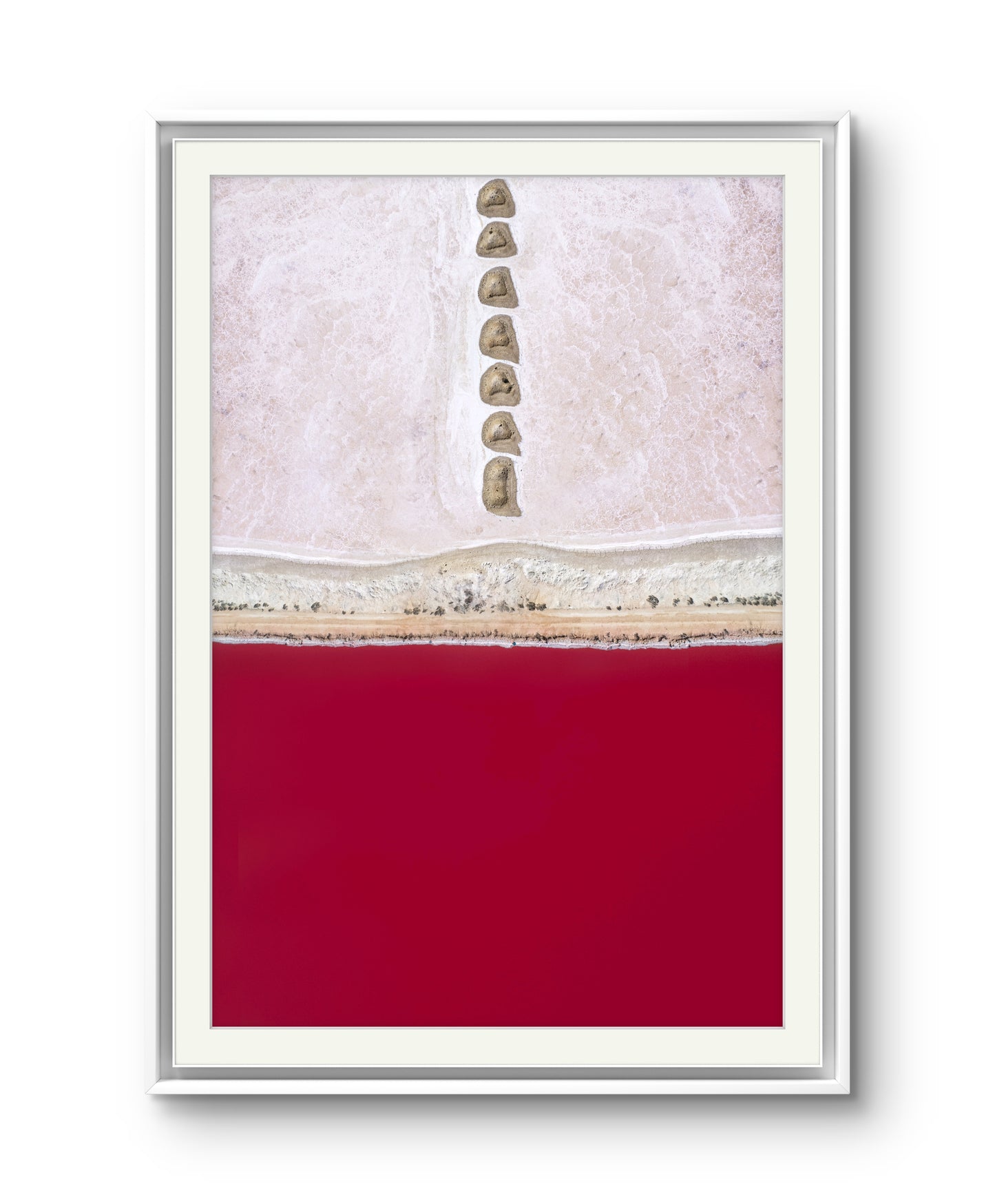 Soft Blush - Gentle Hues of Hutt Lagoon - Framed Print-Gilham-Martin Studio