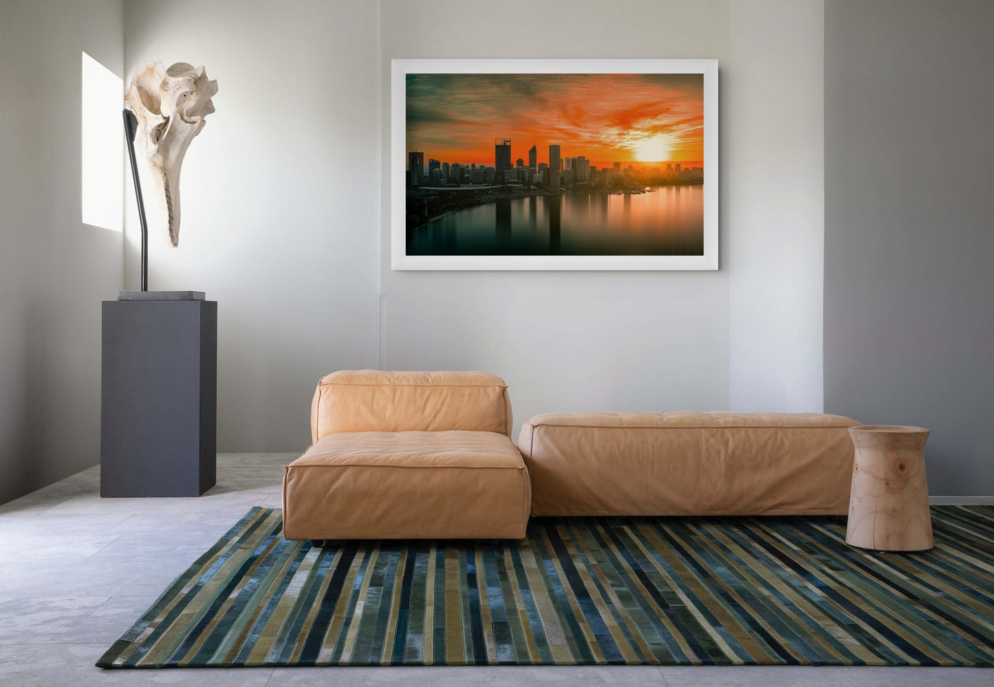 Sunrise over Perth City
