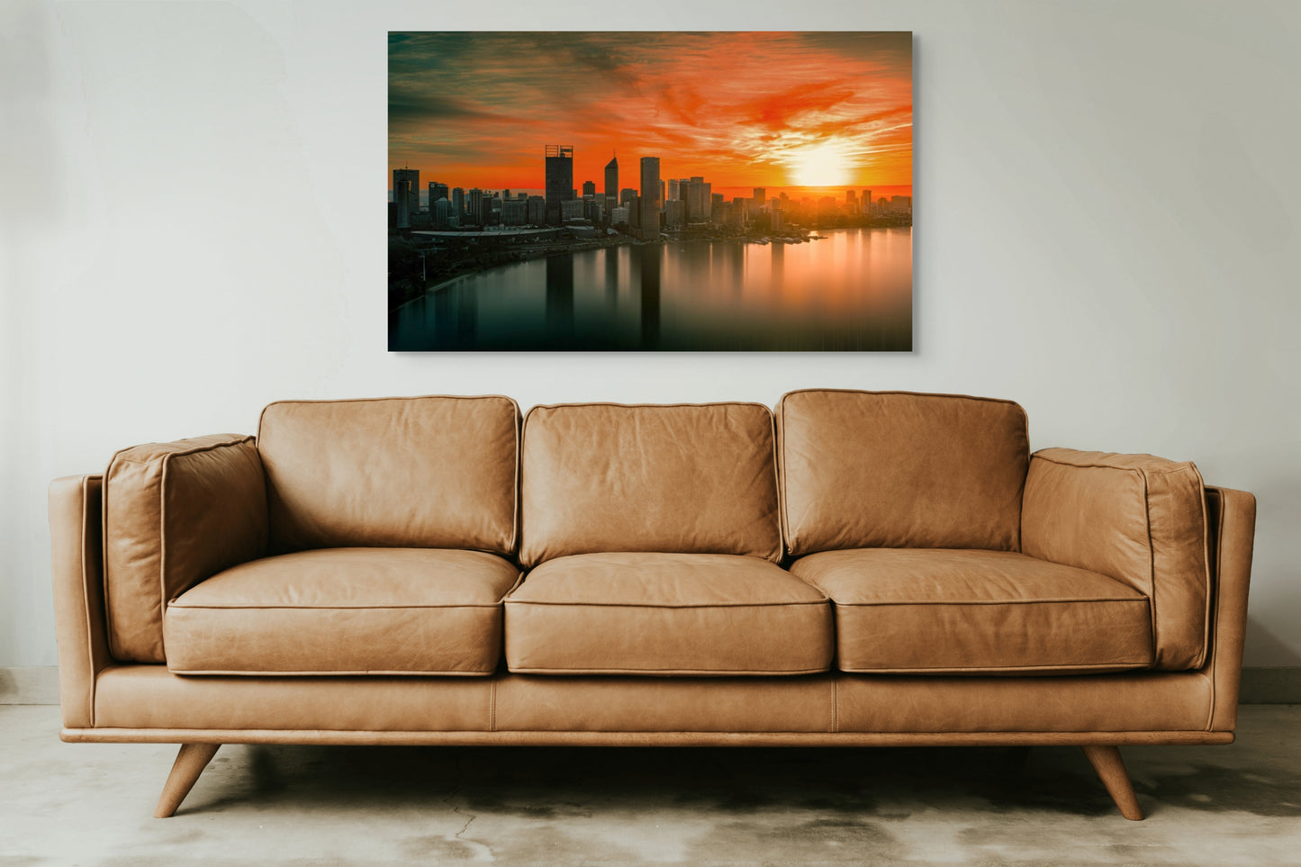 Sunrise over Perth City