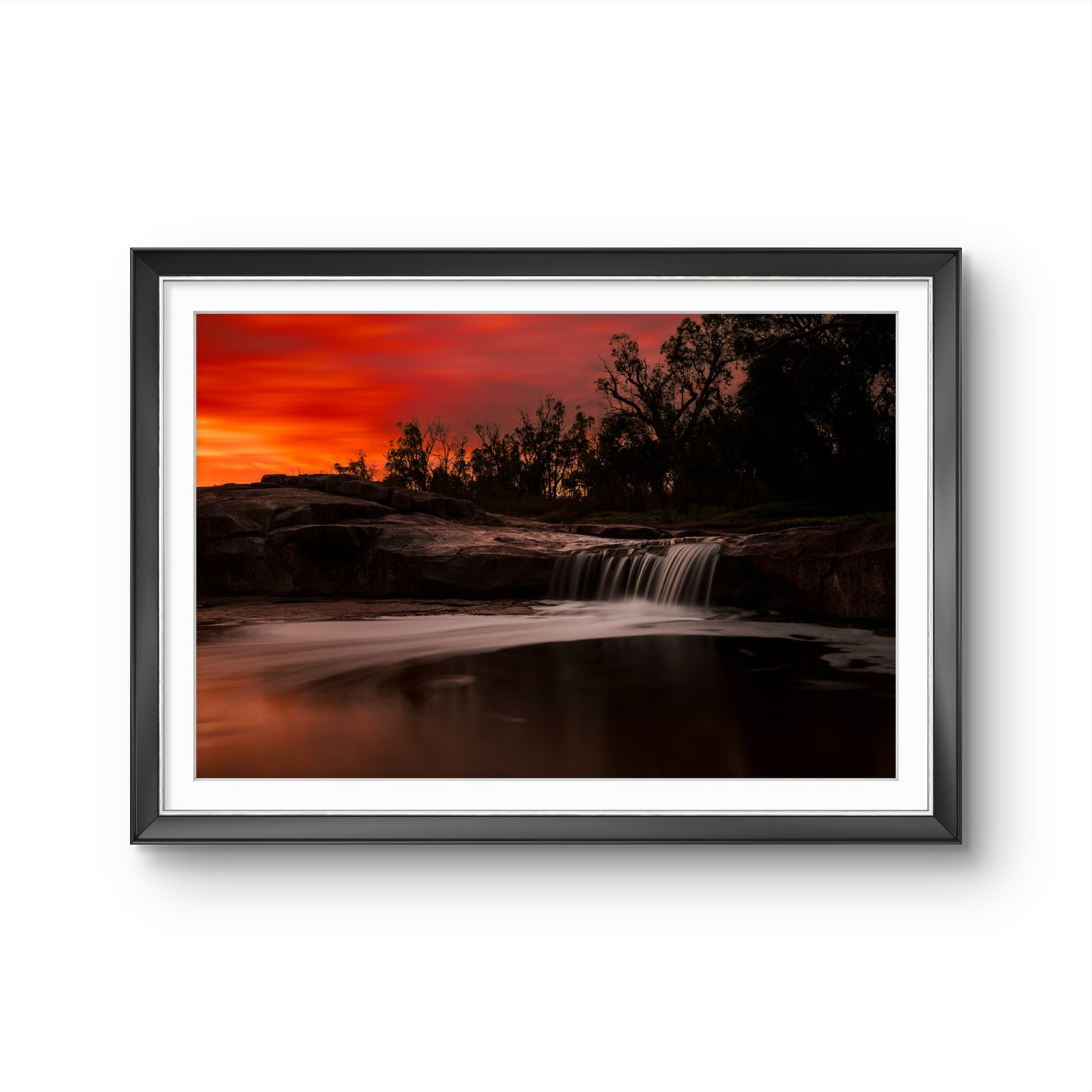 Sunset at Noble Falls