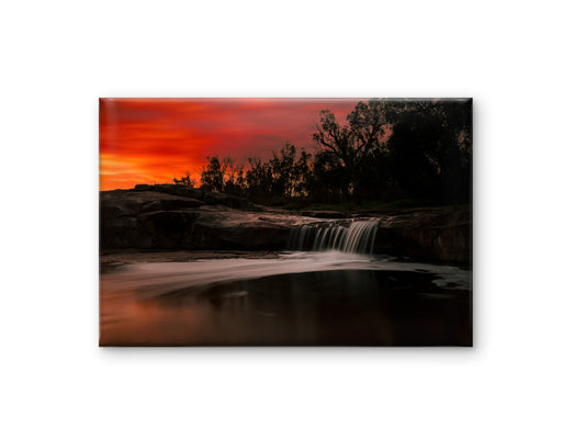 Sunset at Noble Falls