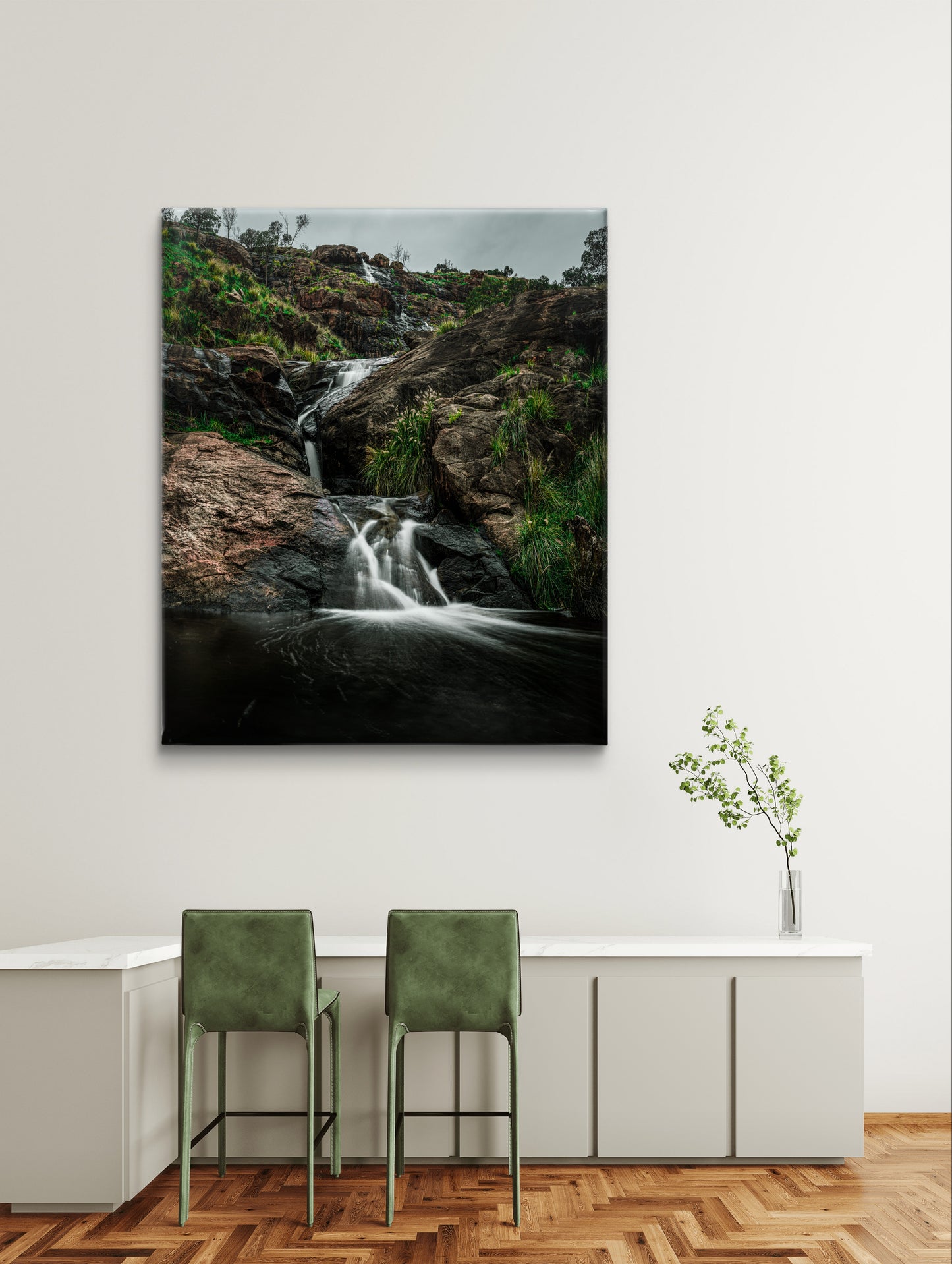 Bells Falls – Vertical Panorama Print