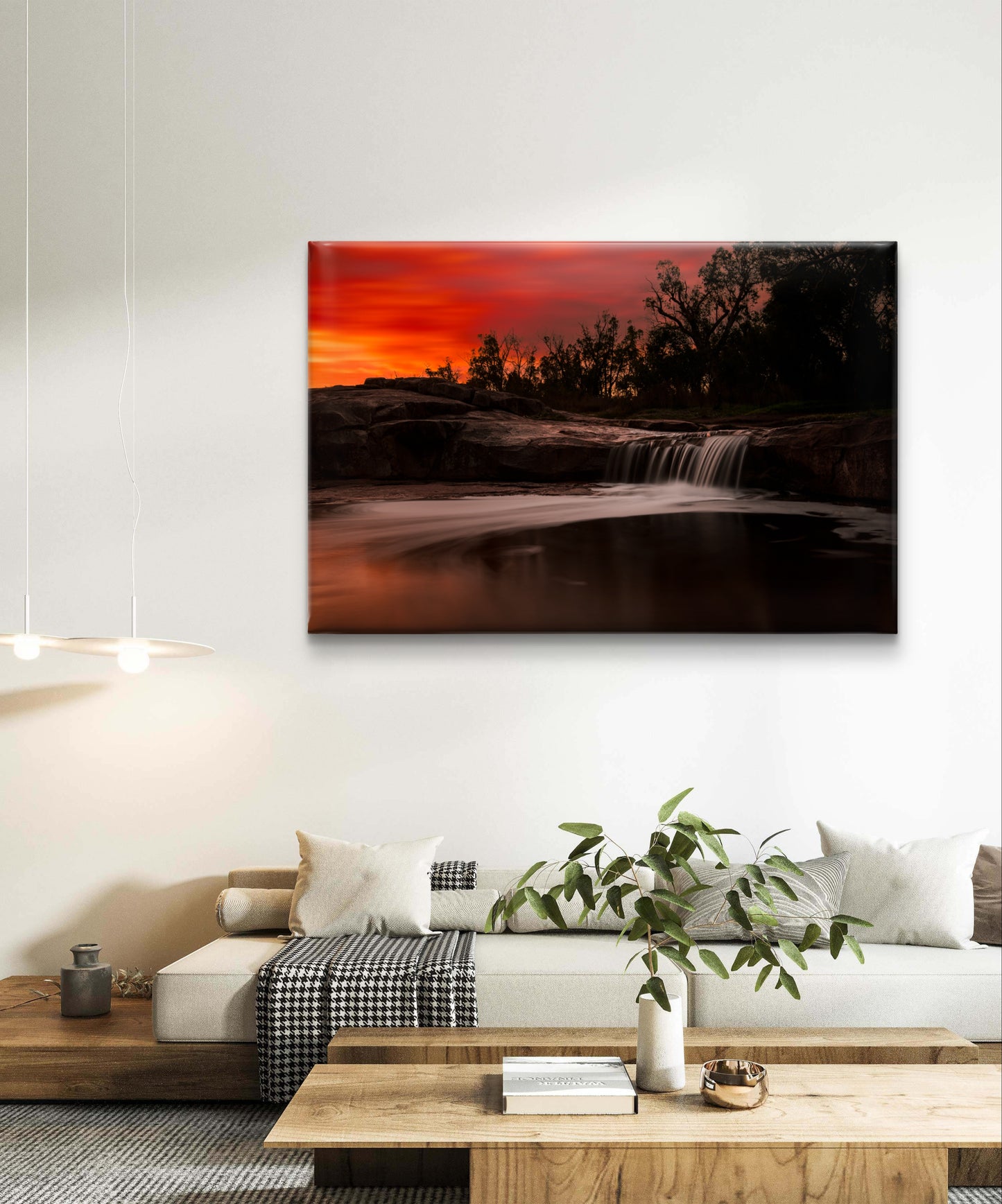 Sunset at Noble Falls
