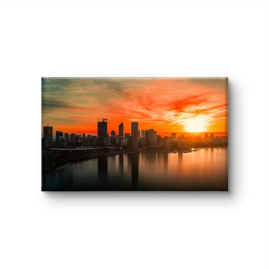 Sunrise over Perth City
