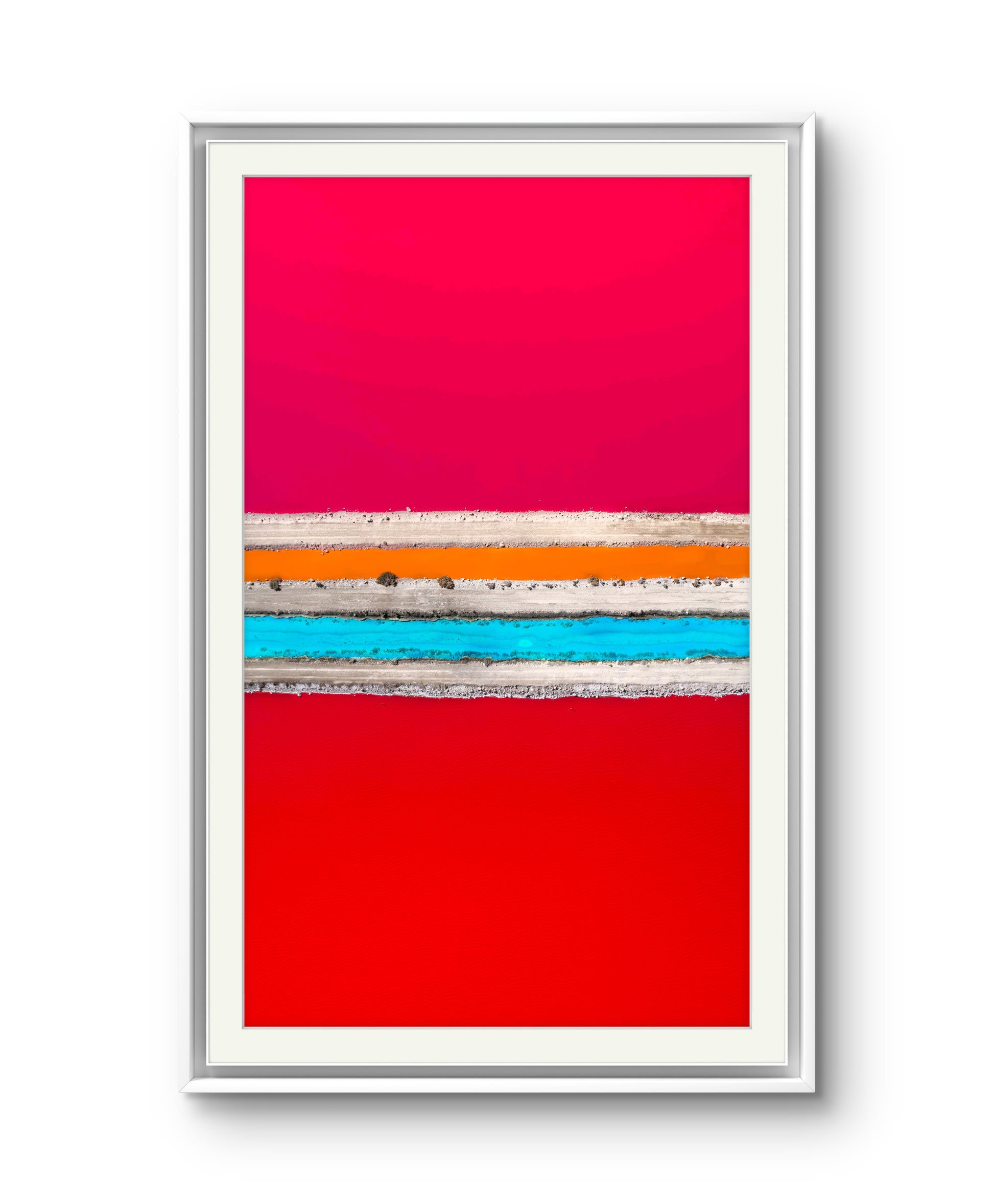Radiant Colours - Hutt Lagoon Vibrance - Framed Print-Gilham-Martin Studio