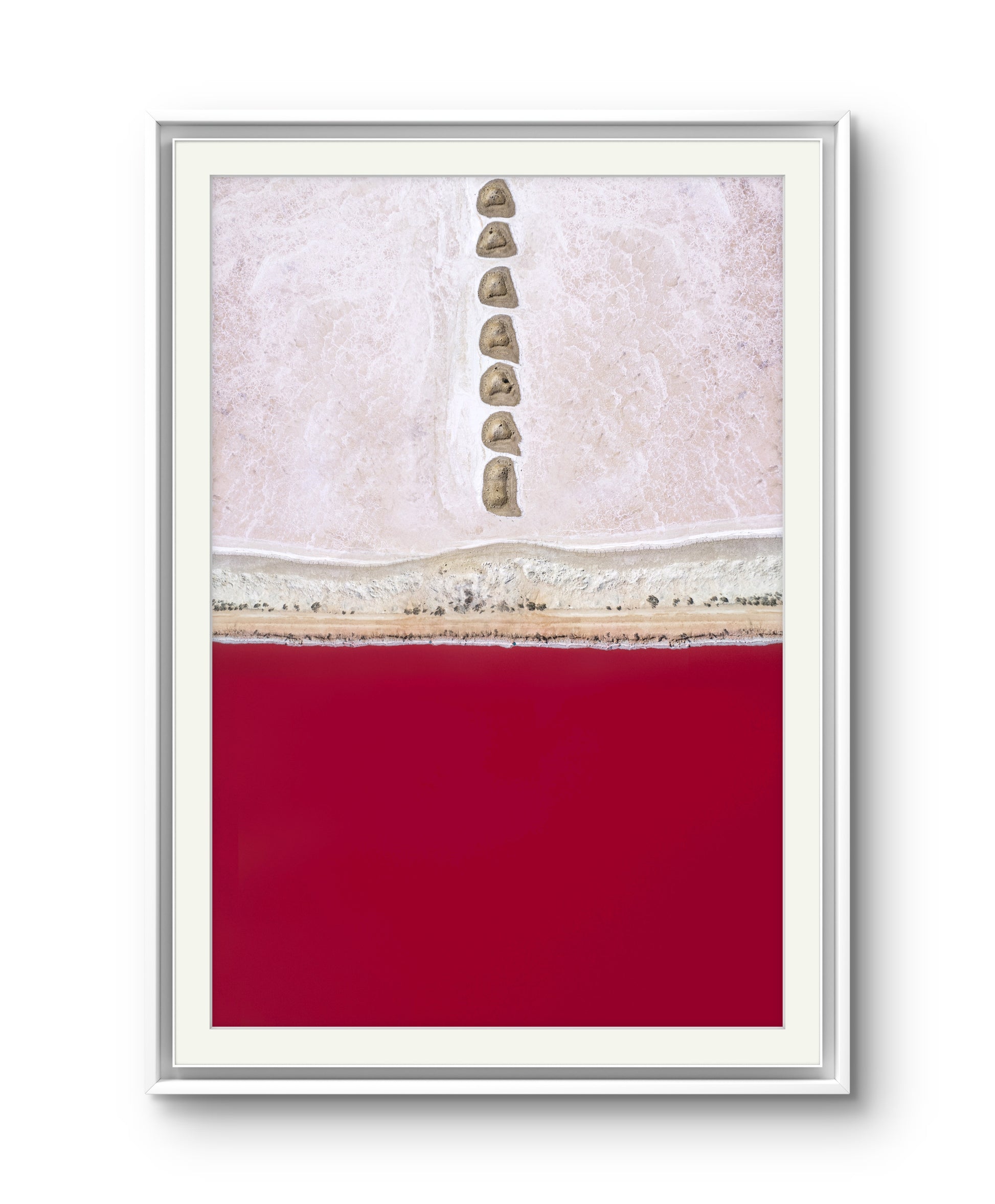 Soft Blush - Gentle Hues of Hutt Lagoon - Framed Print-Gilham-Martin Studio