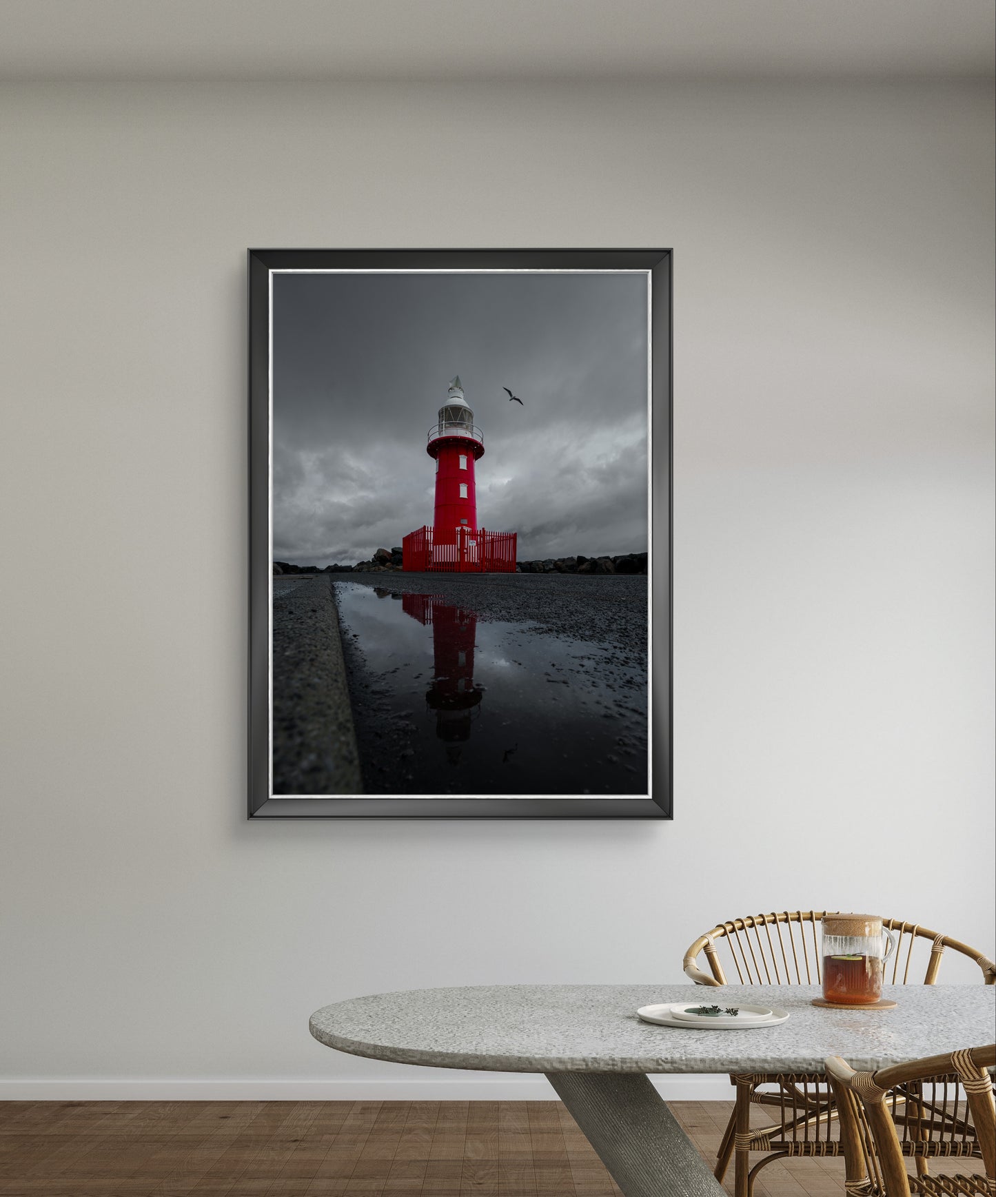 North Mole Lighthouse - Reflections and Flight