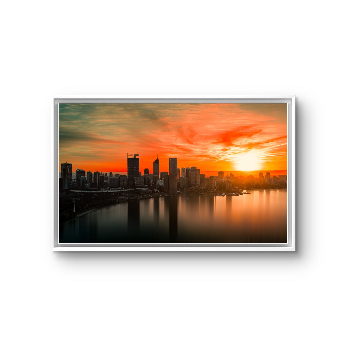 Sunrise over Perth City