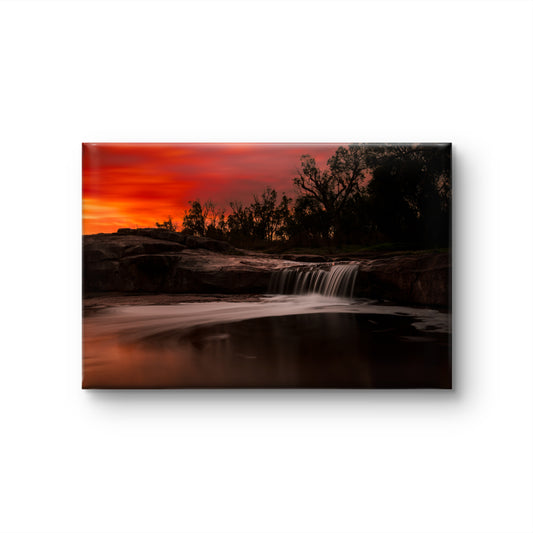 Sunset at Noble Falls