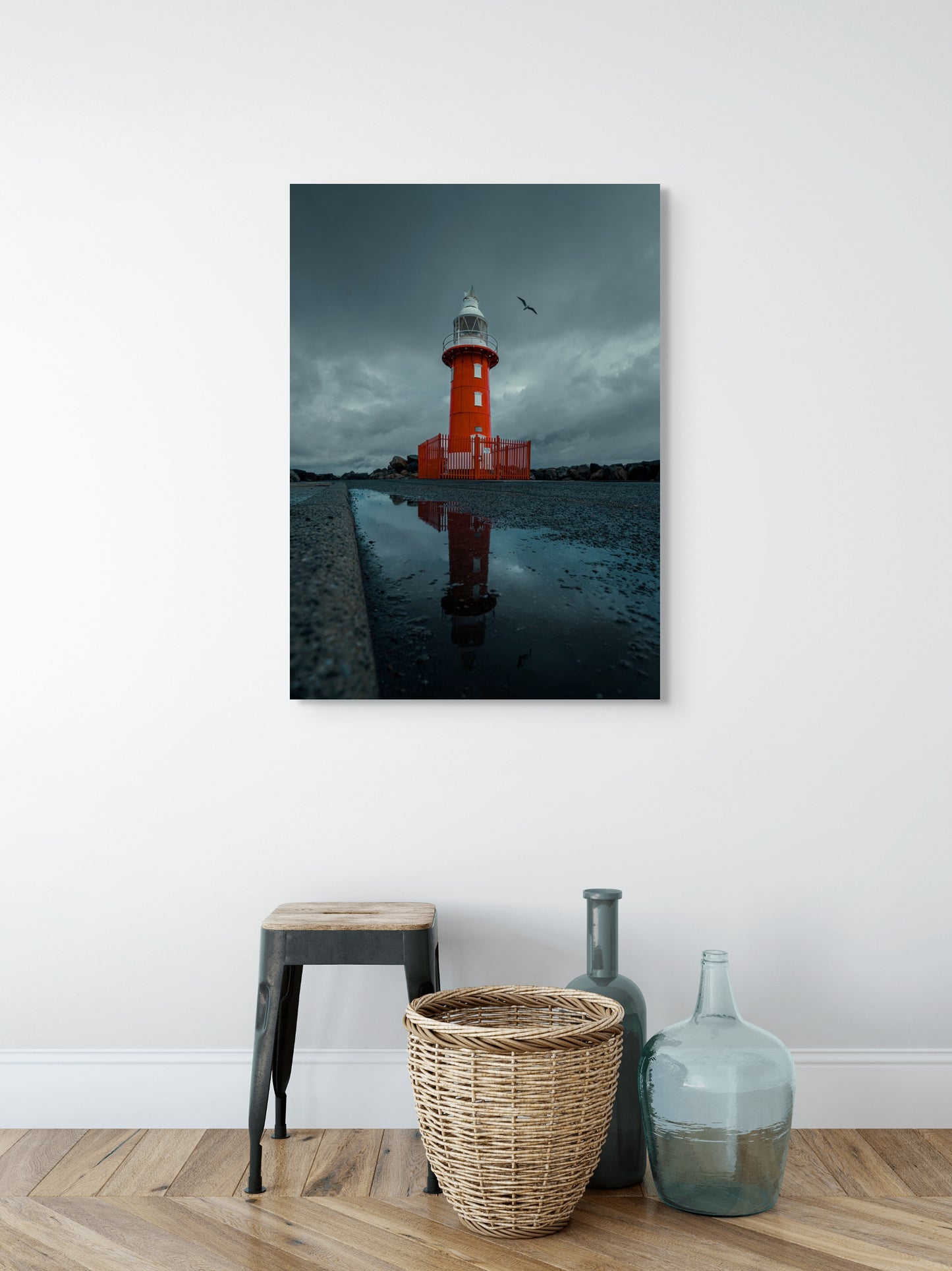 North Mole Lighthouse - Reflections and Flight