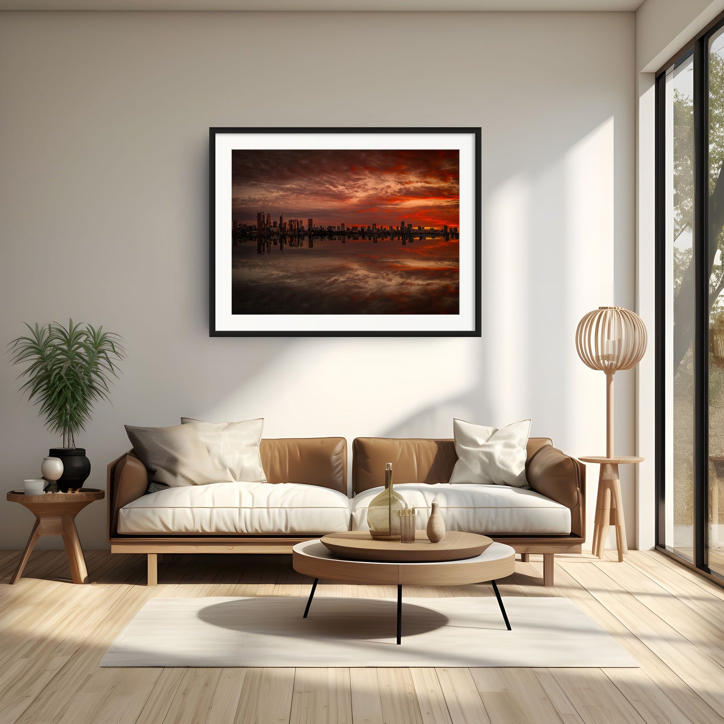 Perth City Panorama – Fiery Dawn